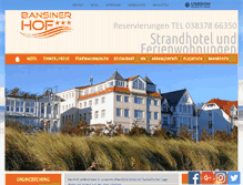 Tablet Screenshot of bansiner-hof.de